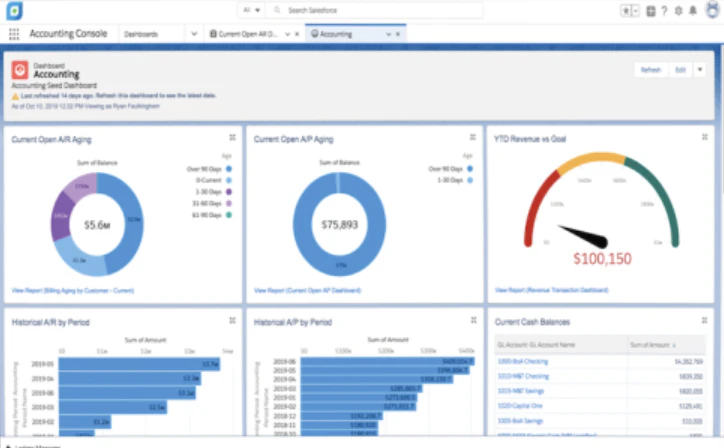 screenshot of Accounting Seed